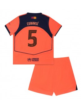 Barcelona Pau Cubarsi #5 Dječji Rezervni Dres kompleti 2025-26 Kratak Rukavima (+ kratke hlače)